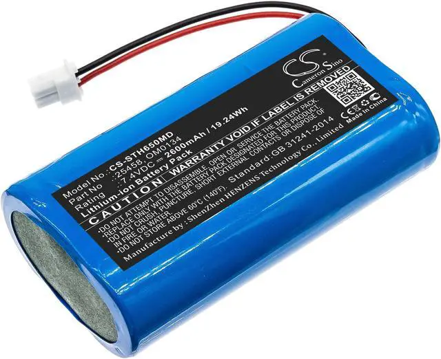 Main image of Battery for SurgiTel Eclipse EHL65 EHL-65 Odyssey 25458 OM0134 CS-STH650MD