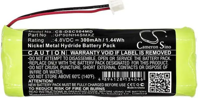 Alt view image 3 of 5 - Battery for Dentsply Smartlite Curer SmartLite PS GP50NH4SMXZ CS-DSC504MD 300mAh