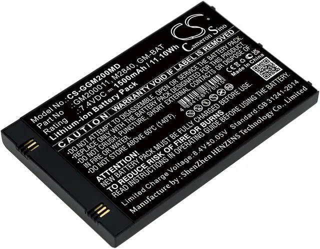 Main image of Battery for GE Vscan Scan Pocket Sized GM200011 GM-BAT M2840 CS-GGM200MD 1500mAh