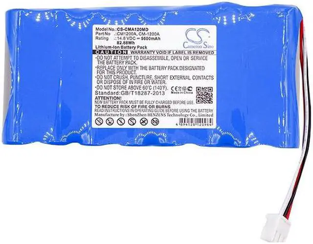 Alt view image 5 of 6 - Battery for COMEN CM-1200A CM1200A CS-CMA120MD 14.8v 5600mAh 82.88Wh Li-ion