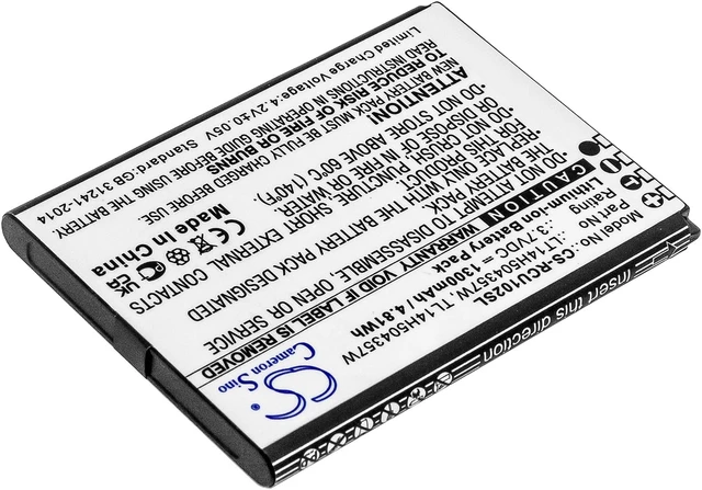 Alt view image 2 of 4 - Battery for AT&T Flip IV U102AA Cricket U102AC Cingular LT14H504357W TL14H504357