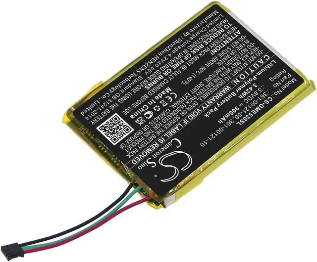 Alt view image 2 of 5 - Battery for Garmin Edge 530 830 361-00121-00 361-00121-10 GPS CS-GME530SL