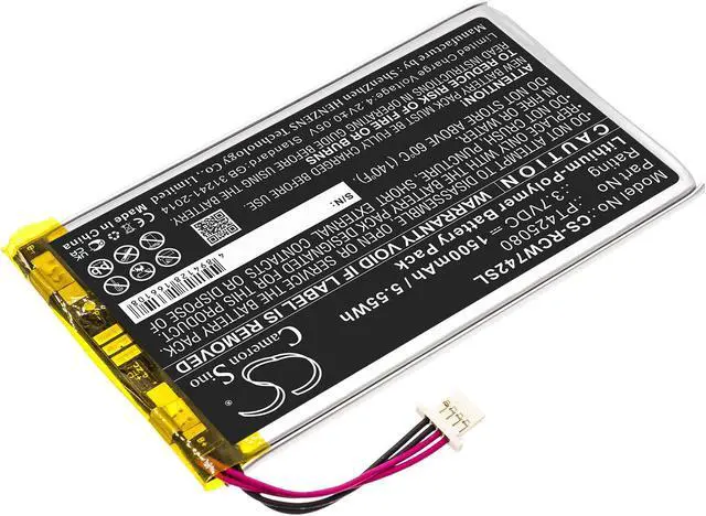 Alt view image 2 of 6 - Battery for RCA RCT6773W22 RCT6773W22B T6873w42 Voyager II 7" PT425080 Tablet