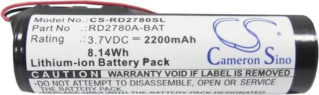 Alt view image 5 of 6 - Battery for RCA Lyra Jukebox RD2780 MP3 Playme RD2780A-BAT Player CS-RD2780SL