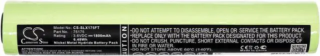 Alt view image 3 of 4 - Battery for Streamlight 75175 Except UltraStinger PolyStinger Stinger XT 75375