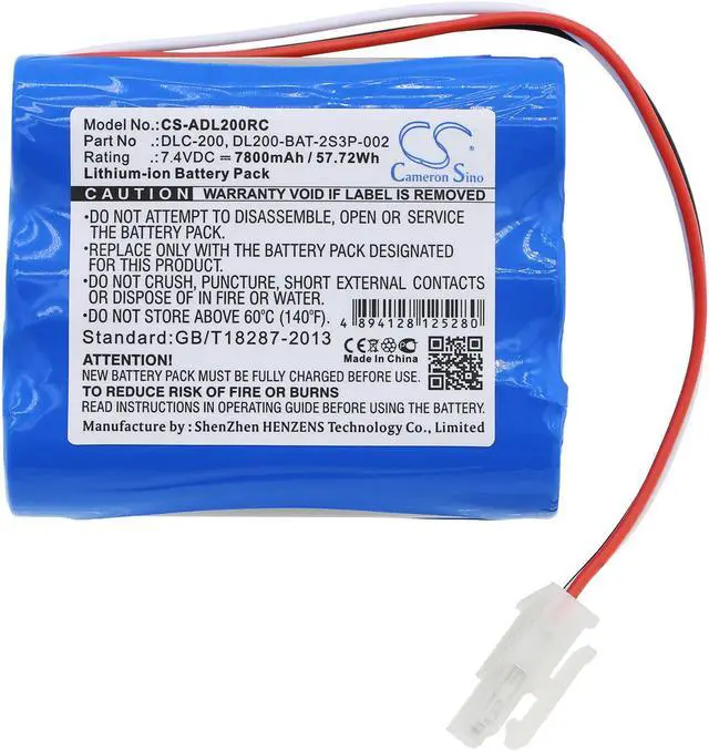 Alt view image 3 of 5 - Battery for AT&T DLC-200C DL200-BAT-2S3P-002 DLC-200 CS-ADL200RC 7800mAh