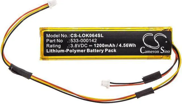 Alt view image 3 of 4 - Battery for Logitech Craft Y-R0064 533-000142 CS-LOK064SL 3.8v 1200mAh 4.56Wh