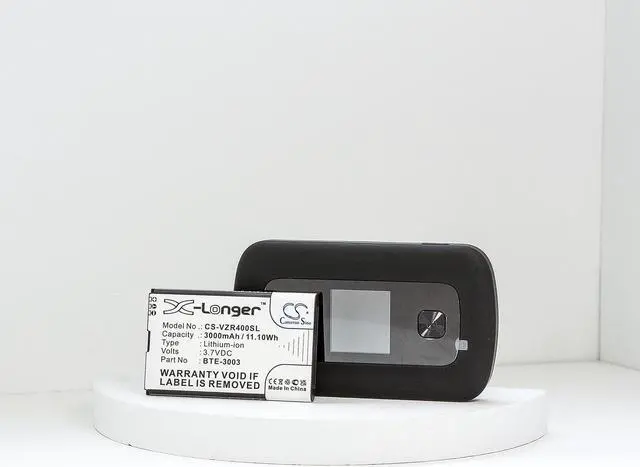 Alt view image 6 of 6 - Battery for Verizon ORB400LB RC400L BTE-3003 Hotspot CS-VZR400SL 3.7v 3000mAh