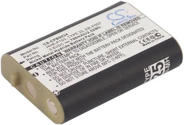 Main image of Battery for Panasonic TYPE 25 HHR-P103A HHR-P103 V tech 89-1324-00-00 AT&T 249