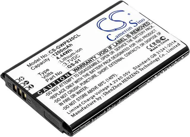 Main image of Battery for Grandstream DP730 WP820 GS-01 Cordless Phone CS-GWP820CL 1200mAh