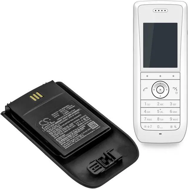 Alt view image 6 of 6 - Battery for Ascom D63 DECT 3735 DH7 Mitel 5614 490933A 660497 CS-AYD630CL Phone