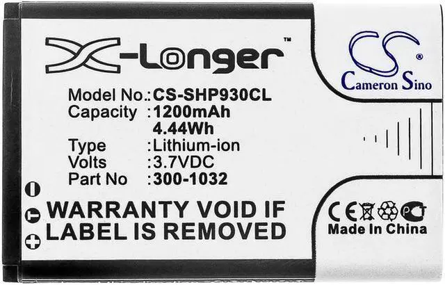 Alt view image 3 of 3 - Battery for Shoretel Phone IP930D 10000058 300-1032 SH-10450 CS-SHP930CL 1200mAh