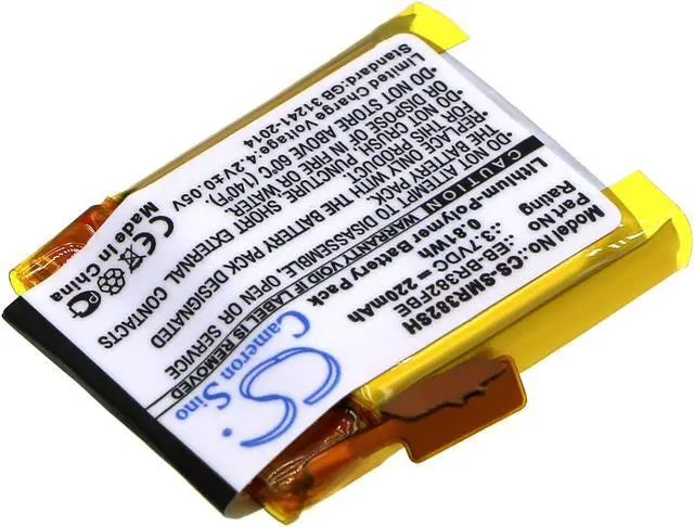 Alt view image 2 of 4 - Battery for Samsung Gear Live SM-R382 EB-BR382FBE Smartwatch CS-SMR382SH 220mAh