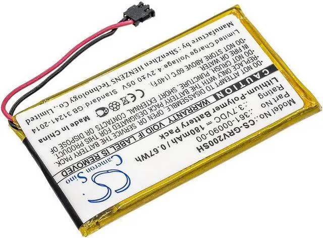 Alt view image 2 of 4 - Battery for Garmin Vivoactive HR 361-00090-00 Smartwatch CS-GRV200SH 3.7v 180mAh