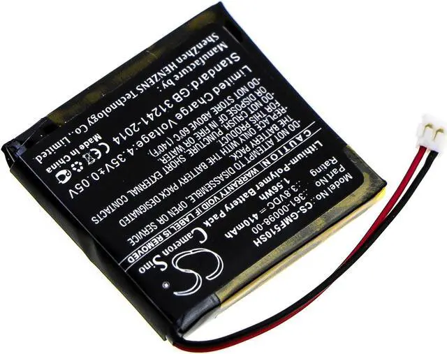 Alt view image 2 of 6 - Battery for Garmin Fenix 5X Running 361-00098-00 Smartwatch CS-GMF510SH 410mAh