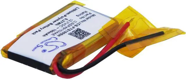 Alt view image 2 of 5 - Battery for FitBit Surge LSSP491524AE Smartwatch CS-FTS100SH 3.7v 100mAh 0.37Wh