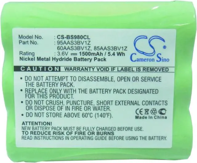 Alt view image 5 of 5 - Battery for Cidco D271 D933 E933 GP 60AAS3BV1Z 85AAS3BV1Z 95AAS3BV1Z SBC 368B