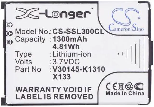 Alt view image 5 of 5 - Battery for Siemens Gigaset 4000L 4000s 4010 4010s SL30 M1 M V30145-K1310-X250