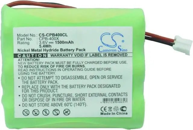 Alt view image 5 of 6 - Battery for Siemens 240 242 SC240 SC242 Cordless Phone CS-CPB400CL 3.6v 1500mAh