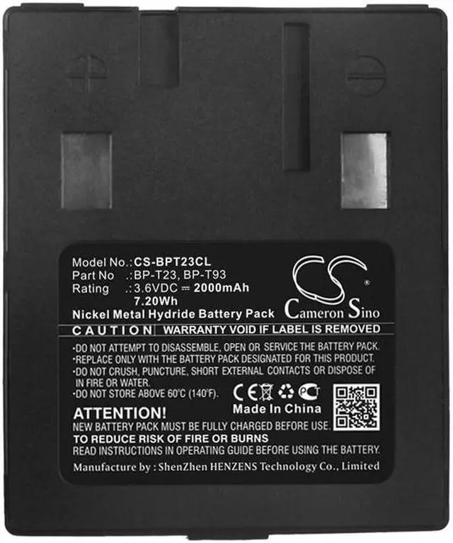 Alt view image 5 of 5 - Battery for AT&T 22250X 9050 Sony BP-T23 SPP-935 Audiovox DT911 BT911 BP-T93