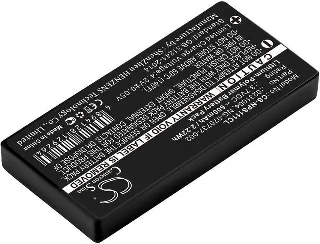 Alt view image 2 of 3 - Battery for NEC Dterm PS111 PS3D PSIII 0231004 0231005 NG-070737-002 600mAh