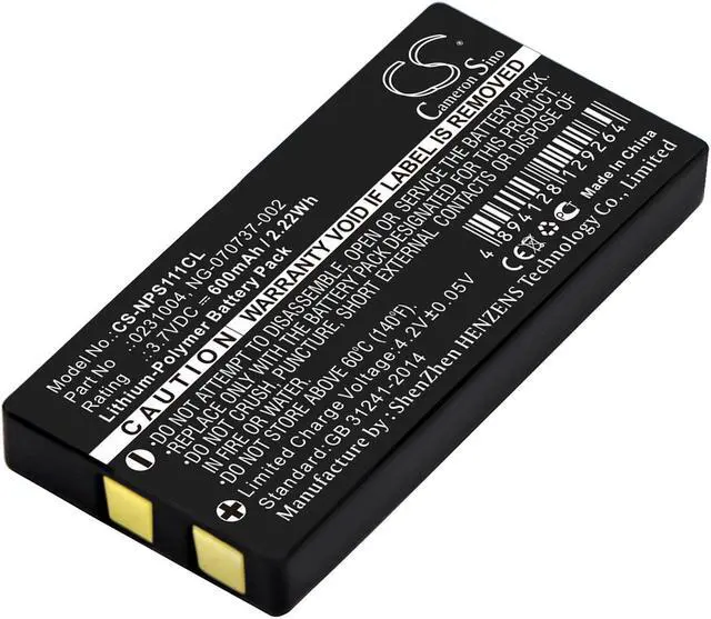 Main image of Battery for NEC Dterm PS111 PS3D PSIII 0231004 0231005 NG-070737-002 600mAh