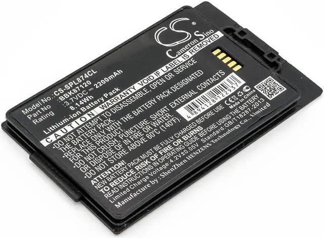 Main image of Battery for Spectralink Phone 8742 PIVOT S8742 BBK87120 CS-SPL874CL 2200mAh