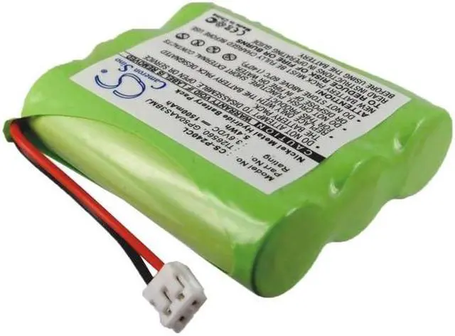 Alt view image 2 of 6 - Battery for GP GP60AAS3BMJ GE GES-PCF03 TL26560 Sanyo AT&T 2414 3300 3301 91076
