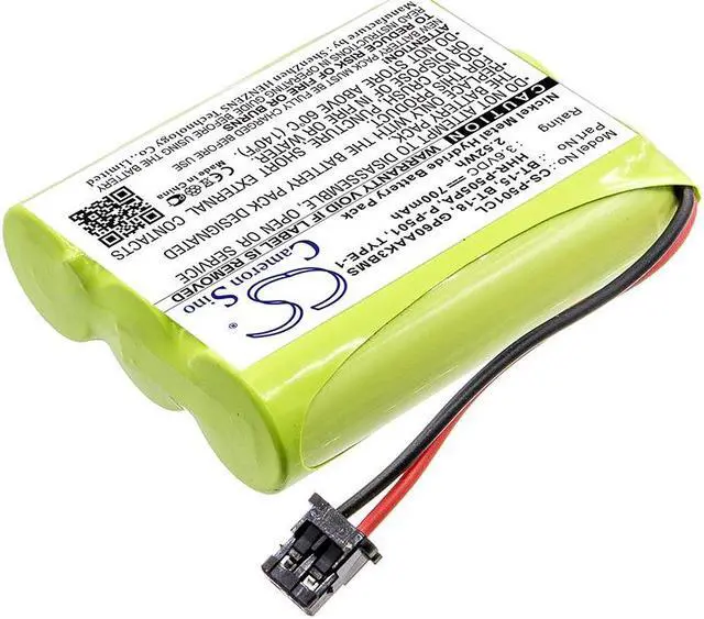 Alt view image 2 of 4 - Battery for GE BT-15 Uniden BT-905 Sony BP-T18 BP-T24 Panasonic P-P504 HHR-P505