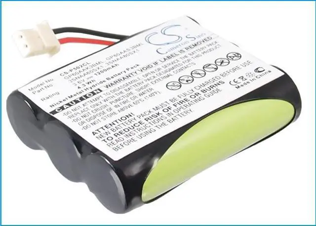 Alt view image 2 of 5 - Battery for GP GP60AAS3BML Sony BT-33 Panasonic P-P502 Uniden EX3182 3N600AACL