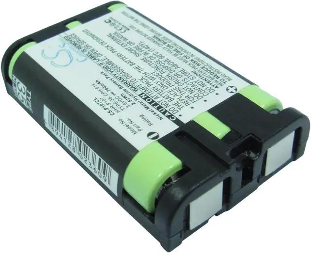 Alt view image 2 of 5 - Battery for Radio Shack 23-479 Panasonic KX-TGA600 PQSUHGLA1ZA HHR-P107 TYPE-35