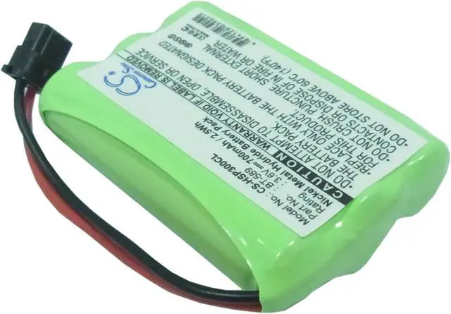Alt view image 7 of 7 - Battery for Hagenuk SL30080 WP 300X BT-589 Cordless Phone CS-HSP300CL 700mAh