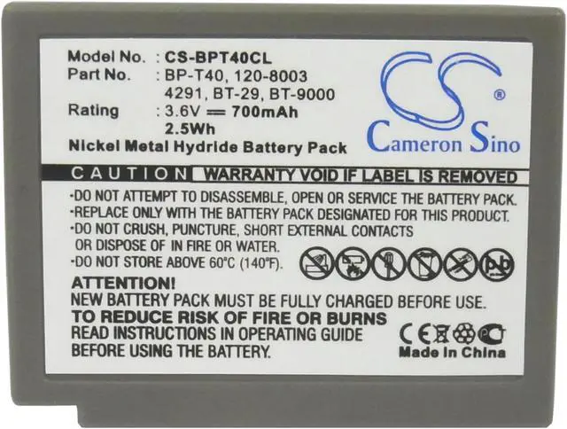 Alt view image 5 of 5 - Battery for Radio Shack 120-8003 Sony BP-T40 GE BT-29 AT&T 4291 INTERTEL BT-9000