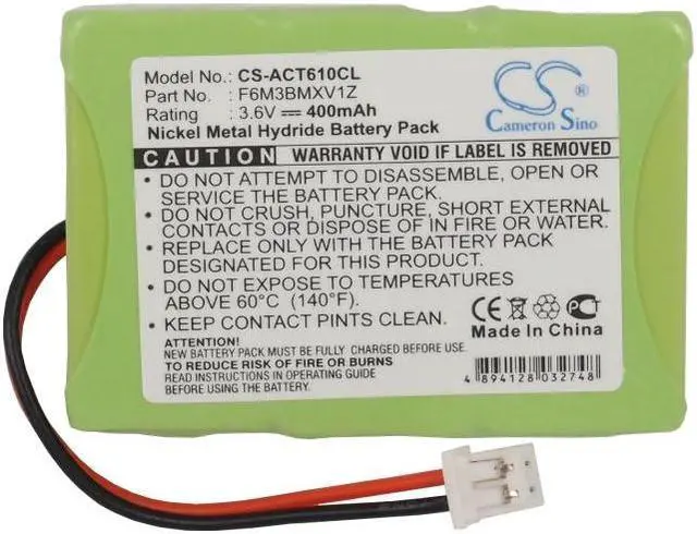 Alt view image 5 of 6 - Battery for GP CS-ACT610CL Auerswald Comfort DECT610 Tiptel Easy 5500 F6M3BMXV1Z