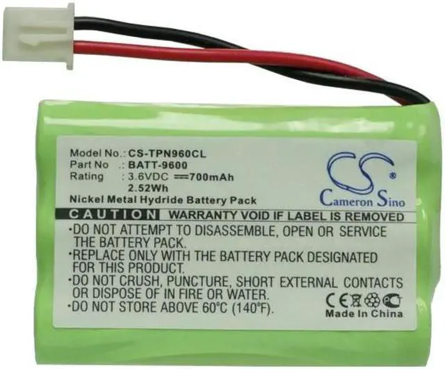 Alt view image 5 of 6 - Battery for Teledex Opal DCT1905 Telematrix 9600 9621P BATT-OPL BATT-9600 700mAh