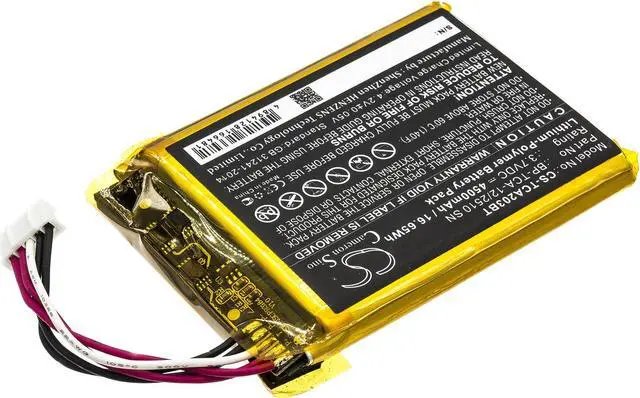 Alt view image 2 of 7 - Battery for Technicolor TCA203 TCA203COMG Xfinity Touch Screen BP-TCA-12/2510 SN