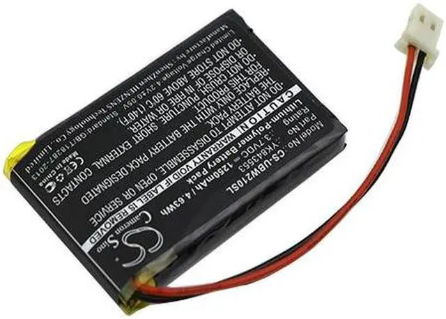 Alt view image 2 of 4 - Battery for UNIDEN UBW2101C Camera UBWC21 YK843553 BabyPhone CS-UBW210SL 1250mAh