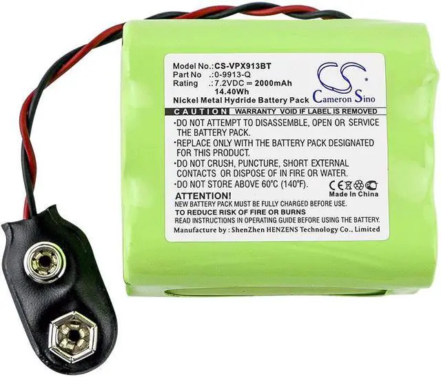 Alt view image 3 of 4 - Battery for Visonic Powermax 0-9913-Q Alarm System CS-VPX913BT 7.2v 2000mAh