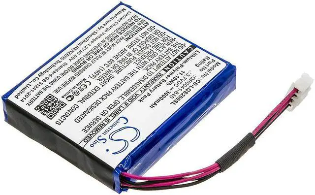 Alt view image 2 of 5 - Battery for Qolsys IQ Panel 2 Plus Touch QR0041-840 SP584646-1S2P CS-LQS200SL