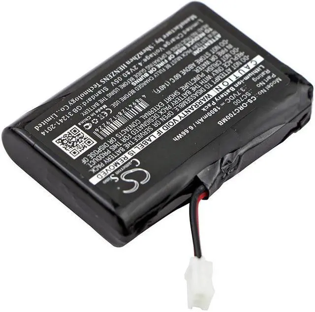 Alt view image 2 of 4 - Battery for Oricom SC700 Secure 700 BabyPhone CS-ORC700MB 3.7v 1800mAh 6.66Wh