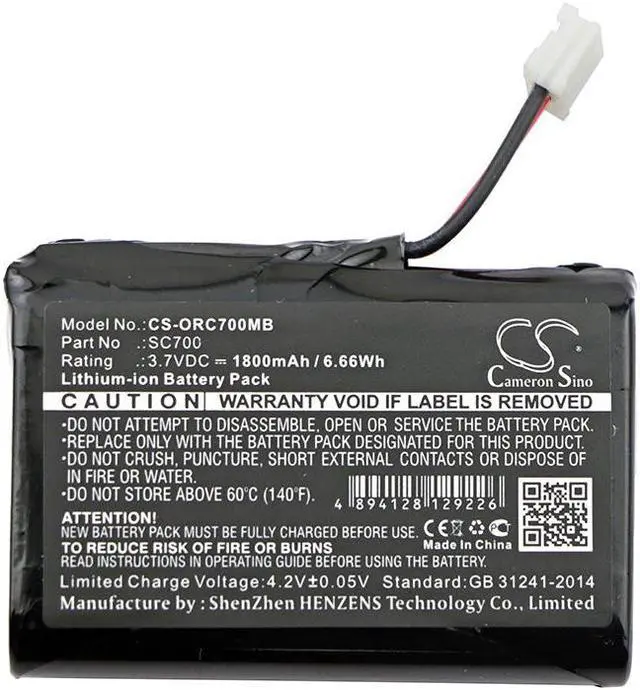 Alt view image 3 of 4 - Battery for Oricom SC700 Secure 700 BabyPhone CS-ORC700MB 3.7v 1800mAh 6.66Wh