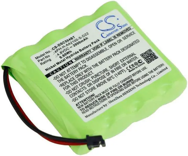 Main image of Battery for DSC WS4920HE WTK5504 17000153 4PH-H-AA2100-S-D22 DSC-BATT2148V