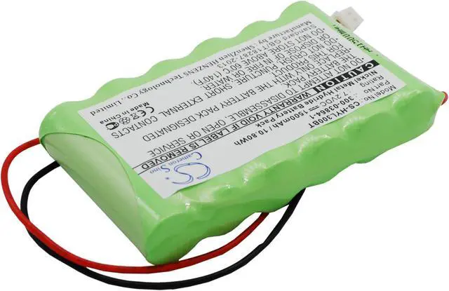 Alt view image 3 of 6 - Battery for Ademco Honeywell Lynx L5000 BW-B72K 103-301179 300-03864-1 LKP500-4B