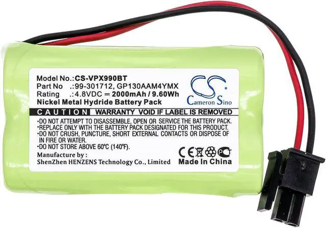 Alt view image 3 of 6 - Battery for Visonic PowerMaster 10 99-301712 PowerMax Express Alarm GP130AAM4YMX