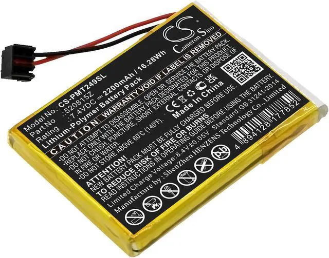 Main image of Battery for Pentair 4249A IntelliTouch MobileTouch II 520815Z Alarm CS-PMT249SL
