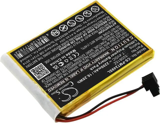 Alt view image 2 of 5 - Battery for Pentair 4249A IntelliTouch MobileTouch II 520815Z Alarm CS-PMT249SL