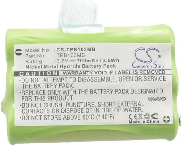 Alt view image 5 of 5 - Battery for Topcom Babytalker 1010 1020 1030 Twintalker 3700 CS-TPB103MB 700mAh