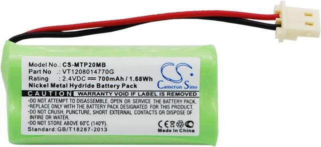 Main image of Battery for Motorola MBP20 VT1208014770G BabyPhone CS-MTP20MB 2.4v 700mAh 1.68Wh