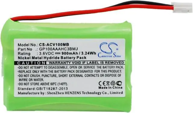 Main image of Battery for Audioline Baby Care Monitor V100 G10221GC001474 GP100AAAHC3BMJ Ni-MH