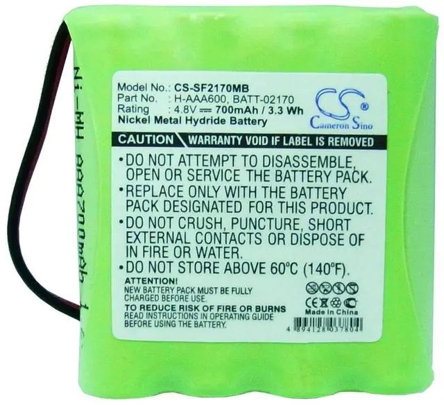 Alt view image 5 of 6 - Battery for Philips SBC-SC450 SBCSC364 Summer Infant 02320 SBC-EB4880 BATT-02170